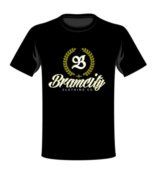 BramCity Black B Crest Tee